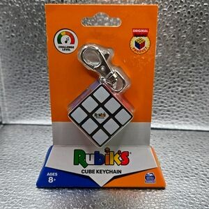 Rubiks Cube Keychain & Classic 3x3 Puzzle Game